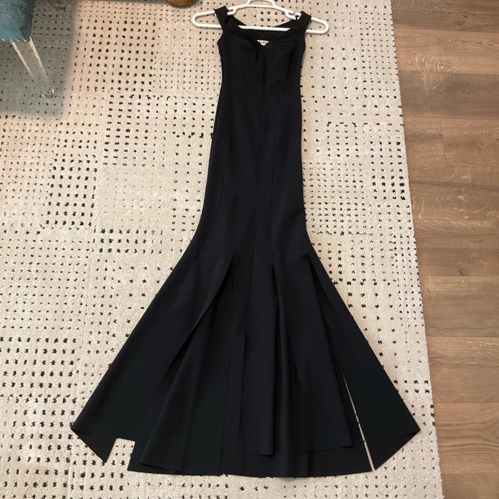 Chiara Boni La Petite Robe sleeveless black slit skirt maxi Dress, XS (38) - Picture 4 of 13